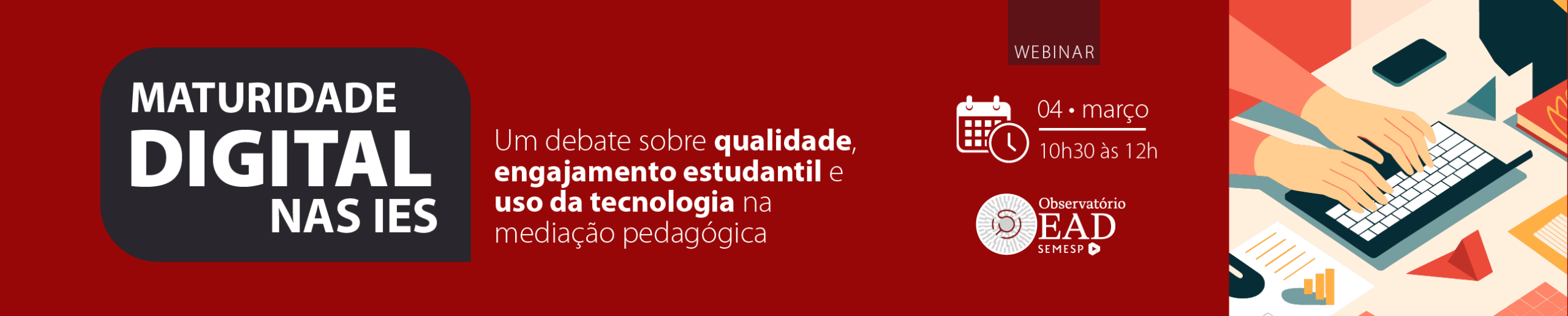 Webinar Maturidade Digital nas IES